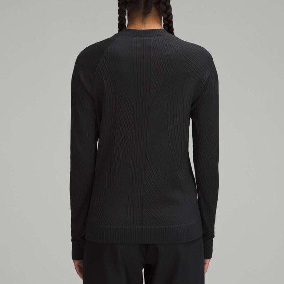 LULULEMON REST LESS PULLOVER AERIAL CURRENT BLACK SIZE 6 - Picture 4 of 7